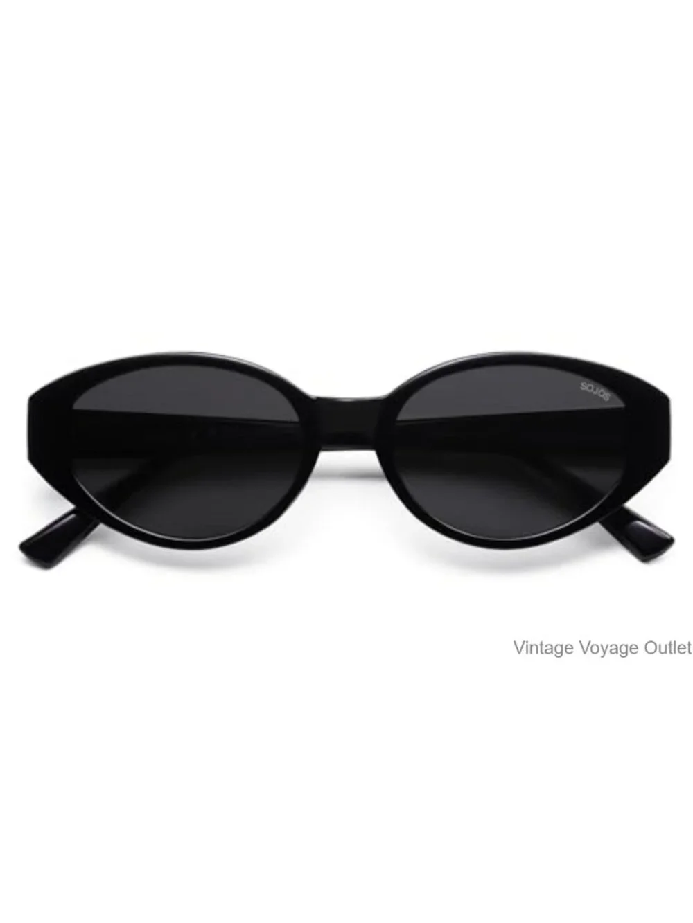 Retro Oval Cat Eye Sunglasses with Polarized UV400 Lenses